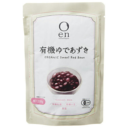 遠藤製餡 en 有機ゆであずき 250g×20(5×4)袋入【日本出荷】