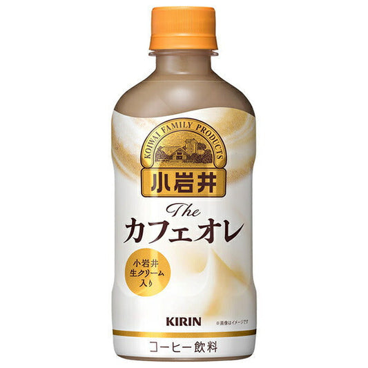 Kirin [For HOT] Koiwai The Cafe au lait 400ml plastic bottle x 24 pieces [Shipped in Japan]