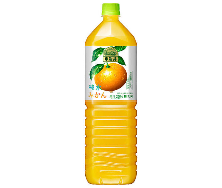 Kirin Koiwai pure water mandarin orange 1.5L plastic bottle x 8 pieces [shipped in Japan]