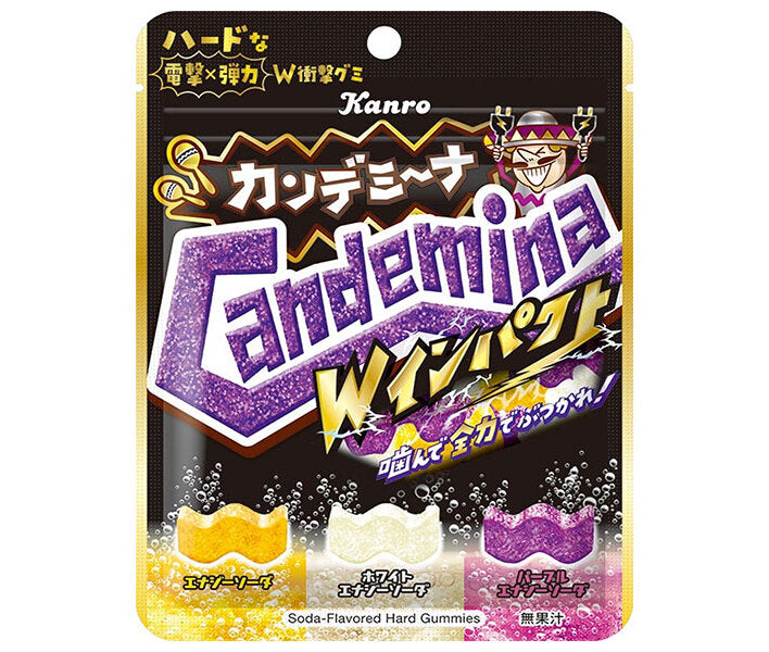 Kanro Kandemina Gummy W Impact 72g x 6 bags [Shipped in Japan]
