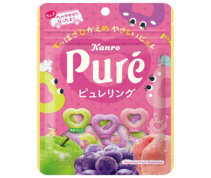 Kanro Pure Ring 63g x 6 bags [shipped in Japan]