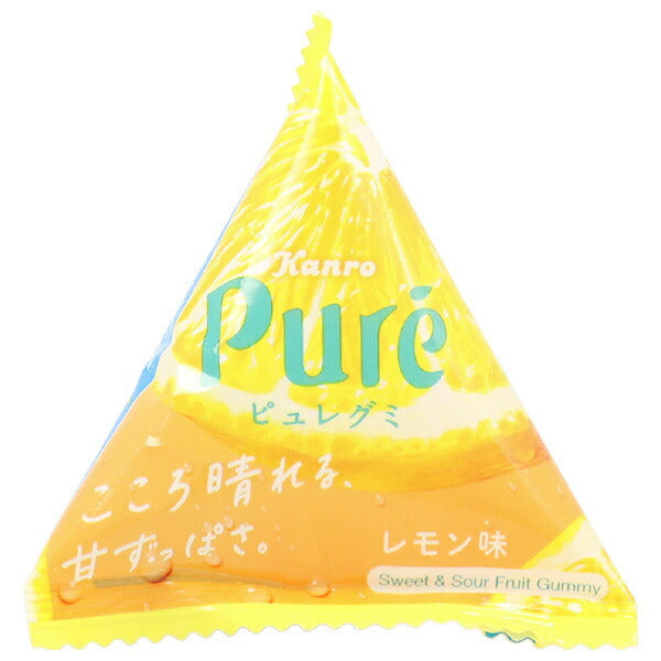 カンロ ピュレグミ プチ三角 レモン 13g×24袋入【日本出荷】