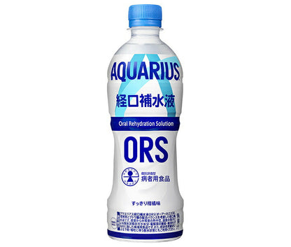 コカコーラ アクエリアス 経口補水液 ORS 500mlペットボトル×24本入【日本出荷】