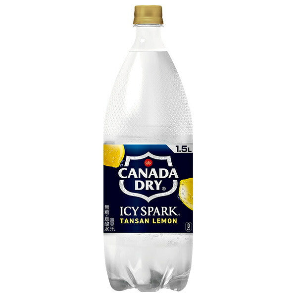 Coca-Cola Icy Spark from Canada Dry Lemon 1.5L plastic bottle x 6 bottles [shipped in Japan]