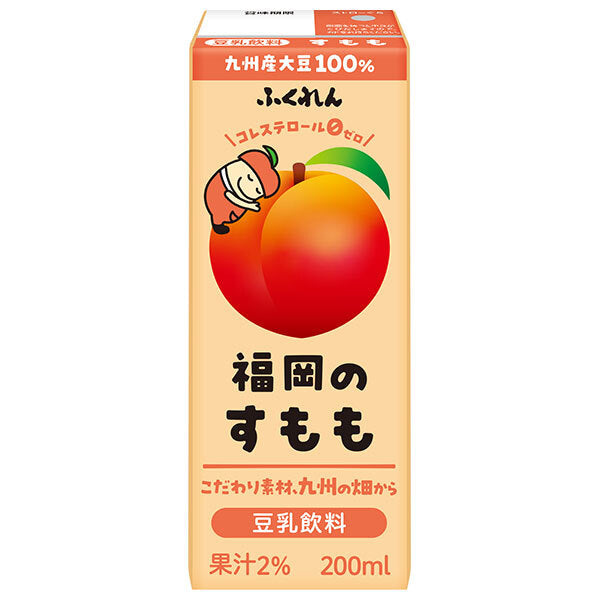 ふくれん 豆乳飲料 すもも 200ml紙パック×24本入【日本出荷】