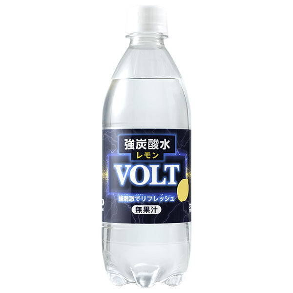 サーフビバレッジ VOLT 強炭酸水レモン 500mlペットボトル×24本入【日本出荷】