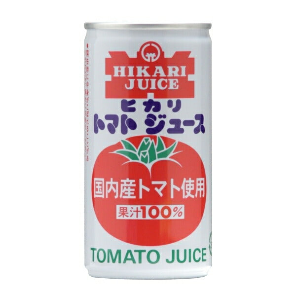 光食品 国産 シーズンパック トマトジュース 有塩 190g缶×30本入【日本出荷】
