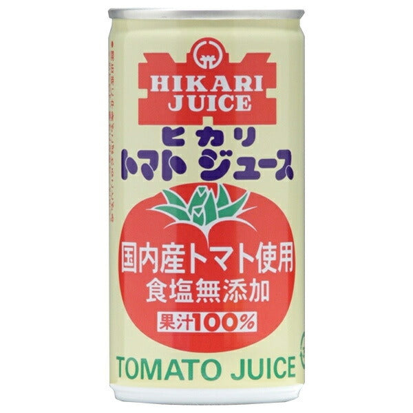 光食品 国産 シーズンパック トマトジュース 食塩無添加 190g缶×30本入【日本出荷】
