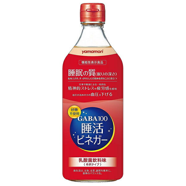 Yamamori GABA100 Sleep Vinegar 500ml bottle x 6 bottles [Shipped in Japan]