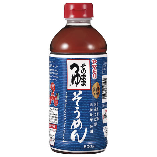 Yamamori Somen Soup 500ml plastic bottle x 15 bottles [shipped in Japan]