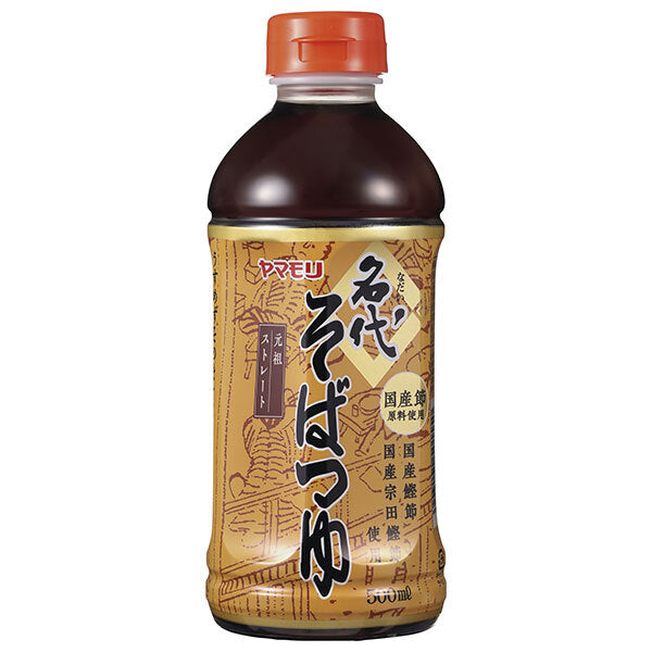 Yamamori famous soba soup 500ml plastic bottle x 15 bottles [shipped in Japan]