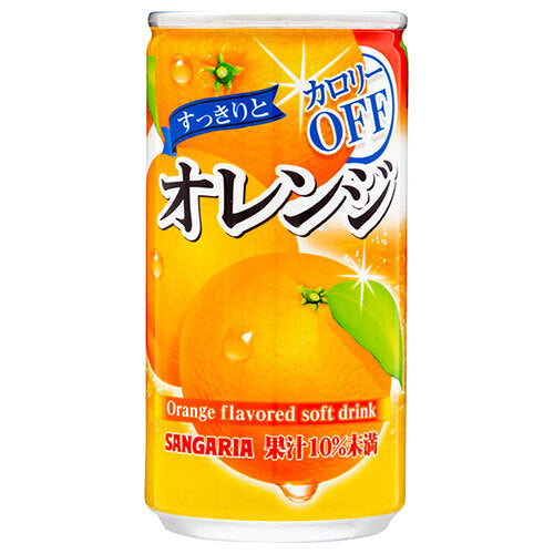サンガリア すっきりとオレンジ 185g缶×30本入【日本出荷】
