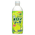 サンガリア メロンソーダ 500mlボトル缶×24本入【日本出荷】