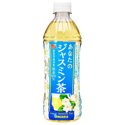 Sangaria Your Jasmine Tea 500ml plastic bottle x 24 pieces [shipped in Japan]
