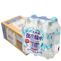 サンガリア 伊賀の天然水 強炭酸水 ラベルレス(6本パック) 500mlペットボトル×24(6×4)本入【日本出荷】