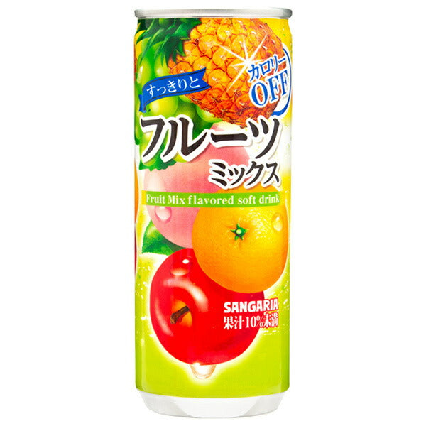 Sangaria Refreshing Fruit Mix 240g can x 30 pieces [Shipped in Japan]