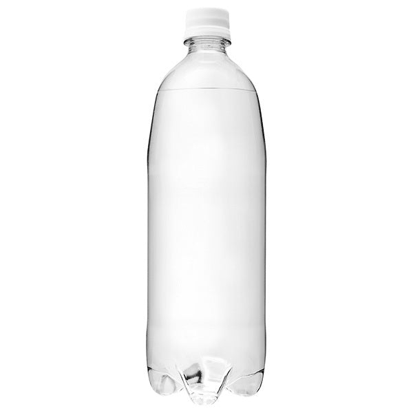 サンガリア 伊賀の天然水 強炭酸水 (ラベルレス) 1Lペットボトル×12本入【日本出荷】