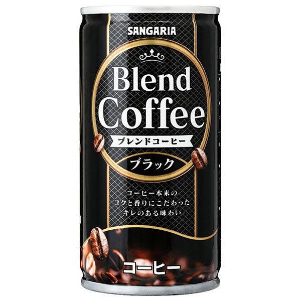 Sangaria Blend Coffee Black 185g can x 30 pieces [Shipped in Japan]