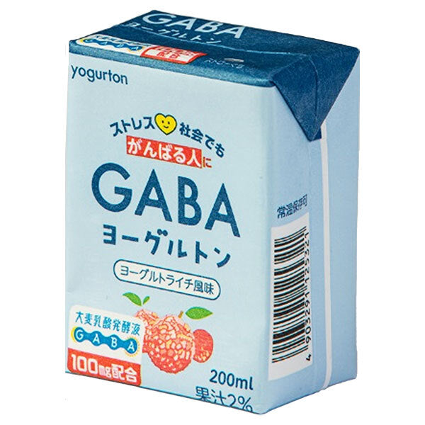 ヨーグルトン乳業 GABA ヨーグルトン 200ml紙パック×16本入【日本出荷】