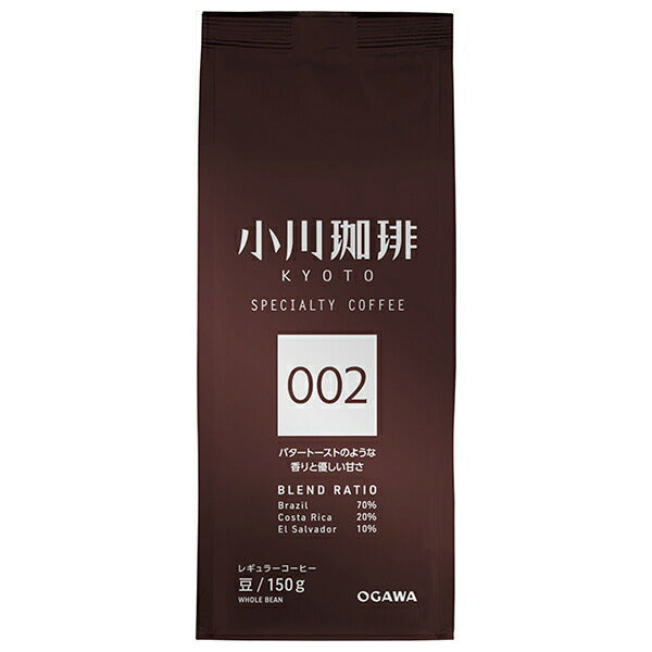 小川珈琲 スペシャルティコーヒーブレンド 002 豆 150g×24袋入【日本出荷】