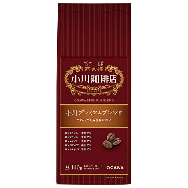 Ogawa Coffee Ogawa Premium Blend Beans 140g x 5 bags [Shipped in Japan]