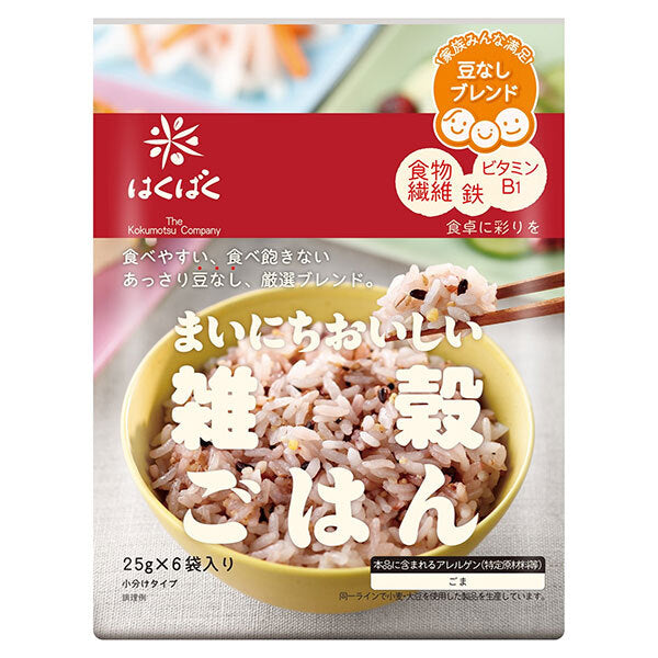 Hakubaku Everyday Delicious Millet Rice 96 150g (25g x 6) x 6 bags [Shipped in Japan]