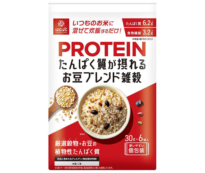 Hakubaku Bean blend grains that provide protein 180g x 6 bags [shipped in Japan]