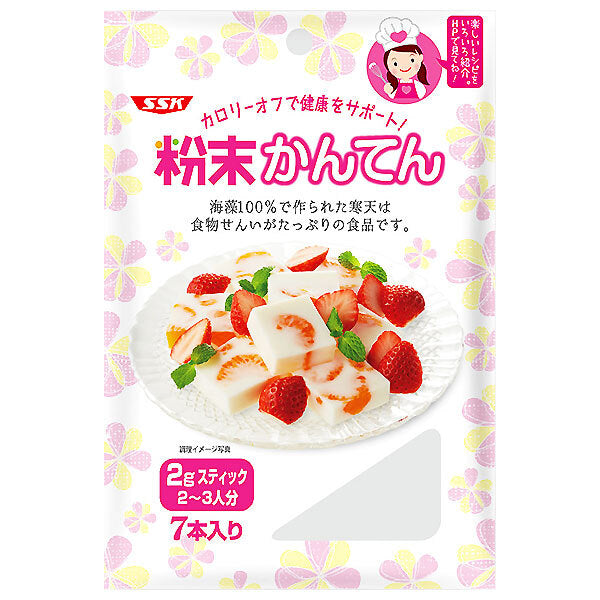 SSK Powder Kanten 14g (2g x 7 pieces) x 10 bags [Shipped in Japan]