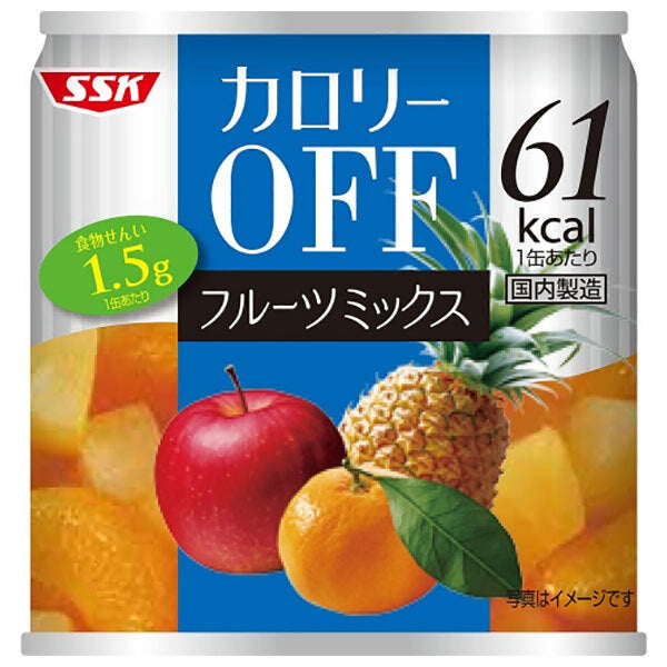 SSK カロリーOFF フルーツミックス 185g×24個入【日本出荷】