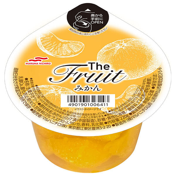マルハニチロ The Fruit(ザ フルーツ)みかん 220g×24(6×4)個入【日本出荷】