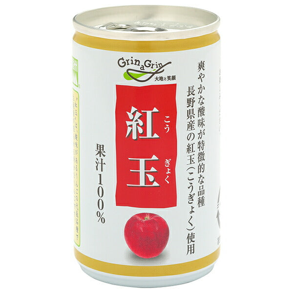Nagano Kono Shinshu Kogyoku Apple Juice 160g can x 30 pieces [Shipped in Japan]