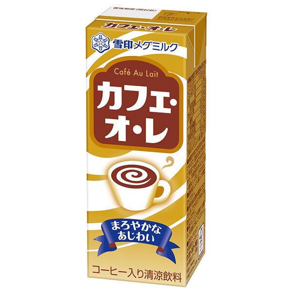 雪印メグミルク カフェ オ レ 200ml紙パック×24(12×2)本入【日本出荷】