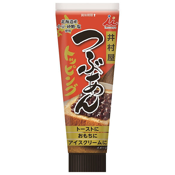 井村屋 つぶあんトッピング 130g×24本入【日本出荷】