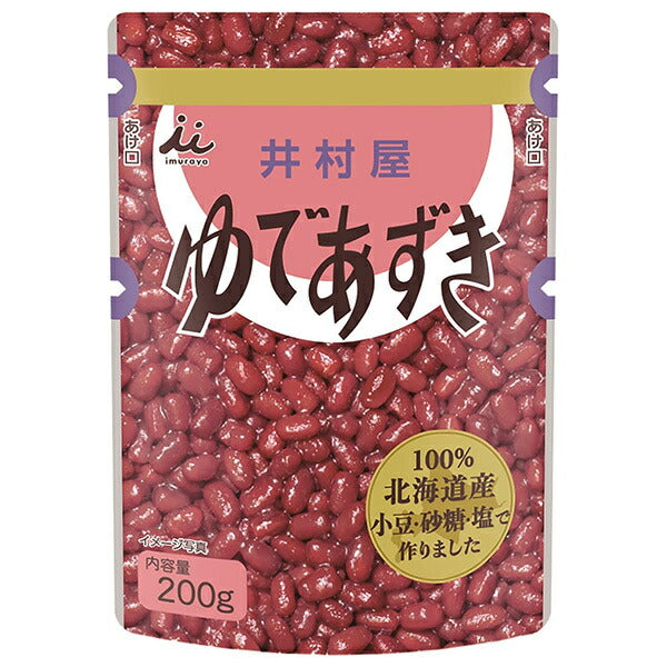 Imuraya Hokkaido Pouch Boiled Azuki 200g pouch x 20 (10 x 2) bags [Shipped in Japan]