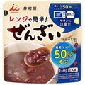井村屋 レンジで簡単 糖質 カロリー50%オフ ぜんざい 140g×30(5×6)袋入【日本出荷】