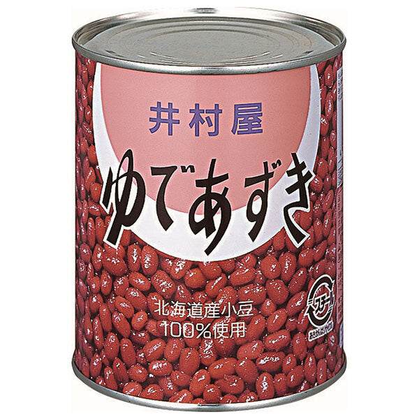 井村屋 ゆであずき 2号缶 1000g×12個入【日本出荷】