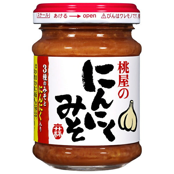 Momoya Garlic Miso 100g bottle x 12 bottles [shipped in Japan]