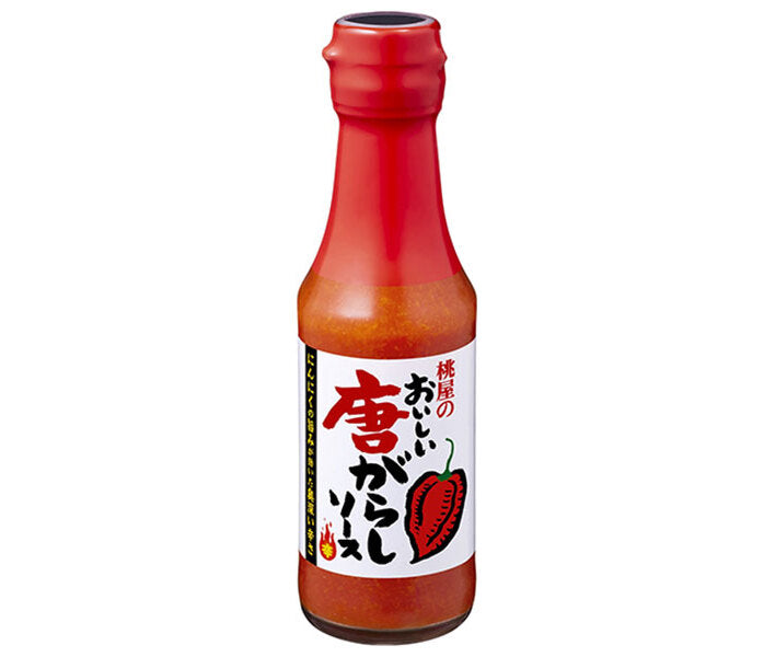 桃屋 おいしい唐がらしソース 150g瓶×12個入【日本出荷】