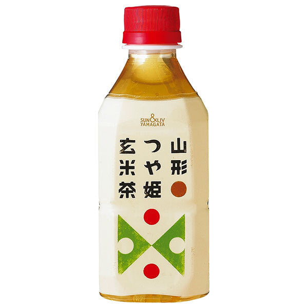 [Expiration date 2026.05.10 or later] Yamagata Foods Yamagata Tsuyahime Genmaicha 350ml plastic bottle x 24 pieces [Shipped in Japan]