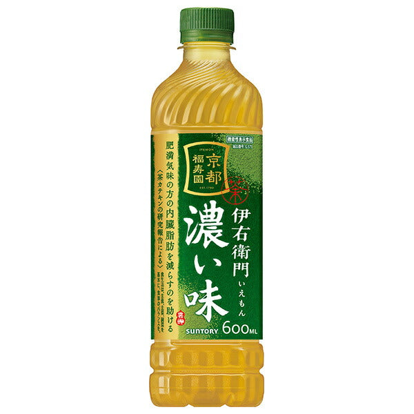 Suntory Iemon strong flavor [for hand sale] [food with functional claims] 600ml plastic bottle x 24 bottles [shipped in Japan]