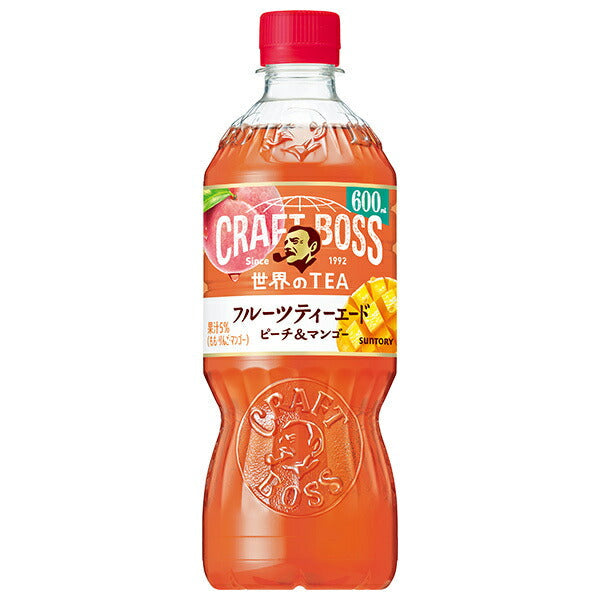 サントリー クラフトボス フルーツティーエード【手売り用】 600mlペットボトル×24本入【日本出荷】