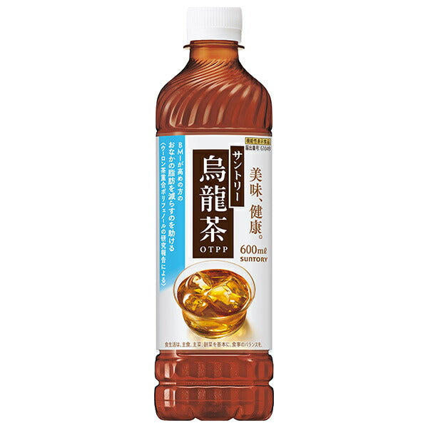 Suntory Oolong Tea [For hand sale] [Food with functional claims] 600ml plastic bottle x 24 pieces [Shipped in Japan]