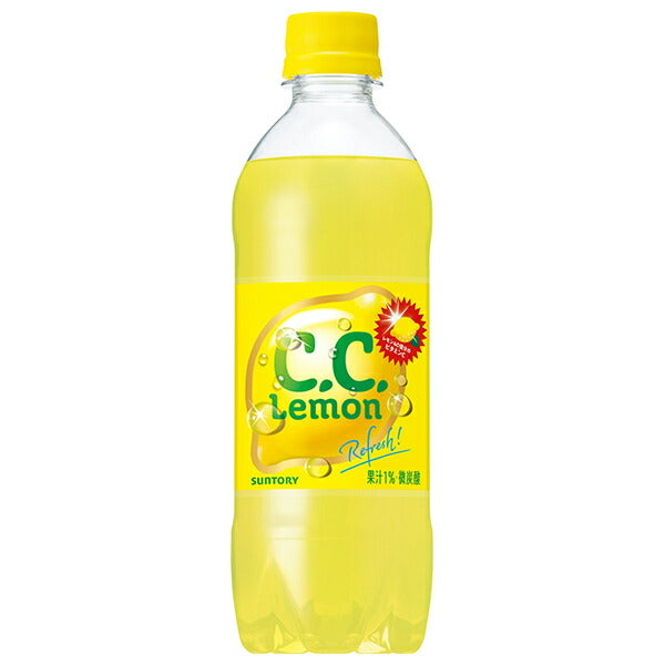 Suntory C.C. Lemon [for vending machines] 500ml plastic bottles x 24 bottles [shipped in Japan]