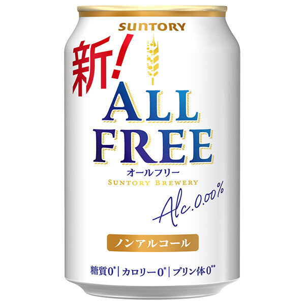 Suntory ALL FREE 350ml can x 24 pieces [shipped in Japan]