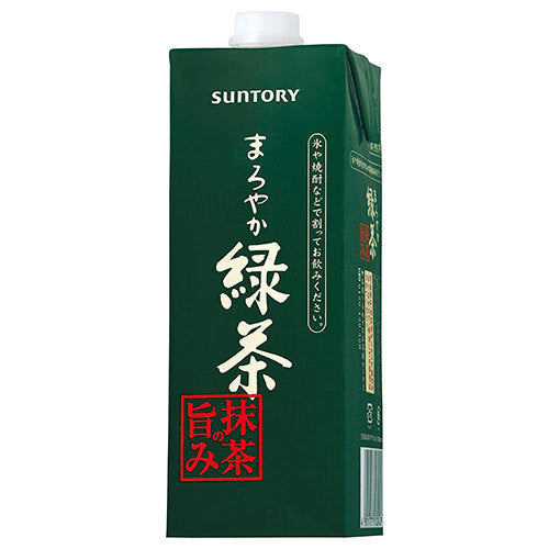 Suntory Mellow Green Tea Matcha Umami 1L paper pack x 6 bottles [shipped in Japan]