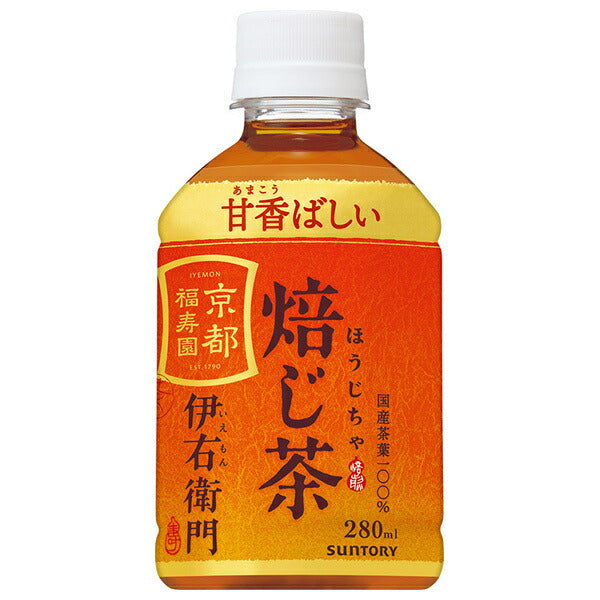 Suntory Iemon Hojicha 280ml plastic bottle x 24 bottles [shipped in Japan]