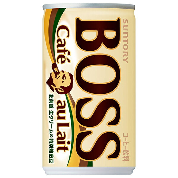 Suntory BOSS Cafe au lait 185g can x 30 pieces [shipped in Japan]
