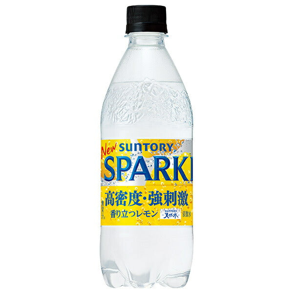 Suntory Natural Water Sparkling Lemon [for vending machines] 490ml plastic bottles x 24 bottles [shipped in Japan]
