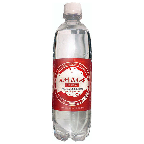 Hokuto Kyushu Bubble Water Carbonated Water 500ml PET bottles x 24 bottles [Shipped in Japan]