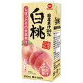 Mainichi Milk 100% Domestic Fruit Juice White Peach 200ml paper pack x 24 bottles [shipped in Japan]